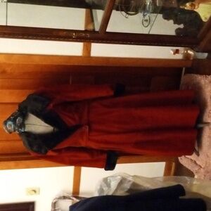 Red swede suite.  Size:  medium